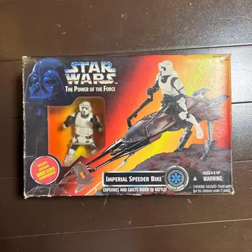 스타 워즈 피규어 스피더 바이크 & 바이커 스카우트