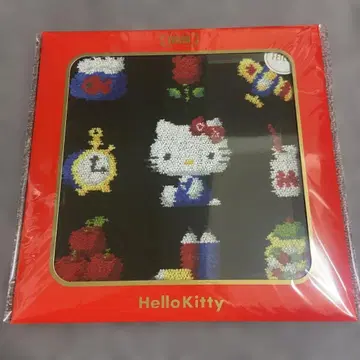 [ 미사용 새상품 ] FEILER 헬로키티 손수건 레트로 블랙