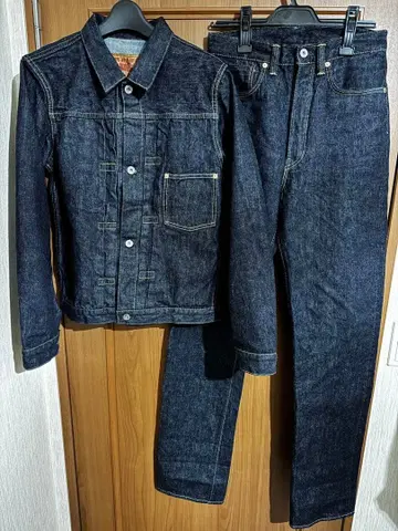 [ 미사용 새상품 ] TCB 청바지 S40's 상하의 세트