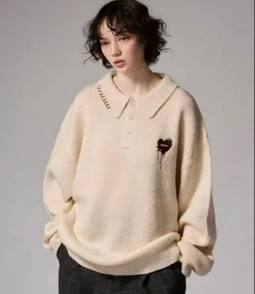 ONCILY 모듬 볼륨 니트 폴로