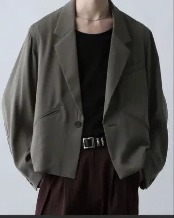 TOROMI 숏 자켓 그레이