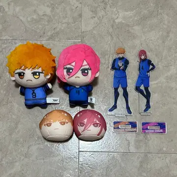 블루 록 쿠니가미 렌스케 치기리 효마 SD 인형 만주 아크릴 스탠드