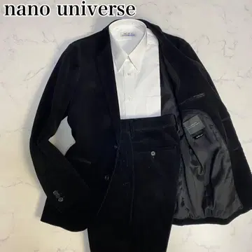 나노 유니버스 멜리 코듀로이 셋업 수트 블랙 M