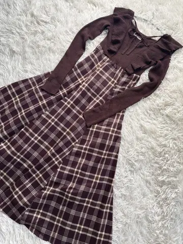 rosemuse checkered knit docking