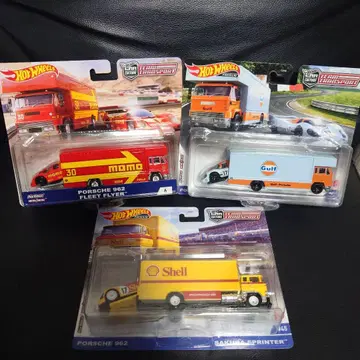 핫휠 포르쉐 962 & 917 팀 트랜스포트 세트
