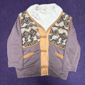 80s 90s 유로 디자인 플리스 자켓 보아 자켓