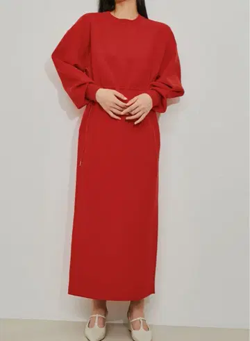 [ 미사용 새상품 ] ADAM ET ROPE' 형태 니트 원피스