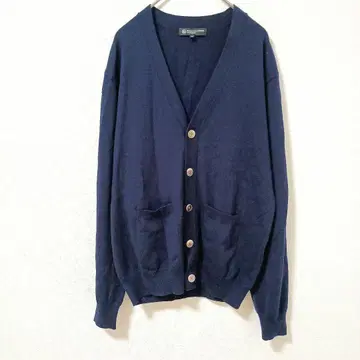 뷰티 앤 유스 네이비 가디건 5 버튼 S 심플