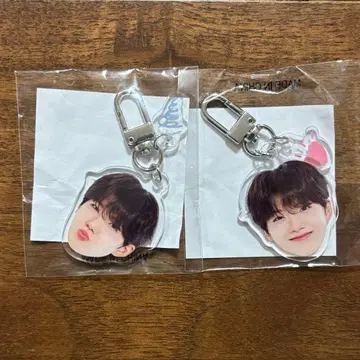 얼굴 아크릴 키링 쥰규