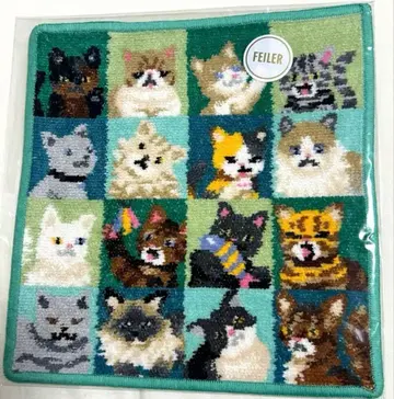 FEILER 페이러 새상품 룩! 마이캣 손수건 완판템