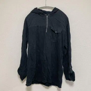 INC 블랙 후드 부착 풀오버 [ M 사이즈 ]