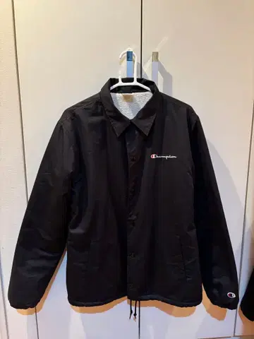 Champion 나일론 자켓 충전솜 블랙