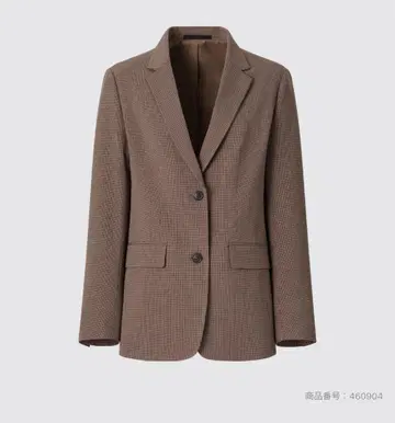 [ 새상품급 ] UNIQLO 유니클로 테일러드 자켓 체크 셋업 가능