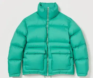 터콰이즈 다운 자켓