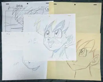 드래곤볼 Z 직필 원화 비델 5장 세트