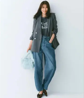 OPAQUE.CLIP 더블 브레스트 자켓 와이드 팬츠 셋업