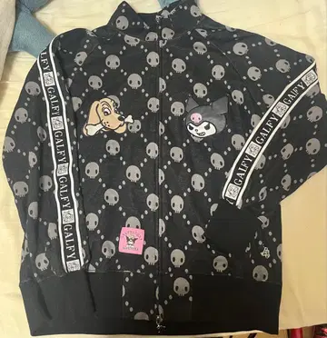 GALFY 쿠로미 스컬 패턴 후드티