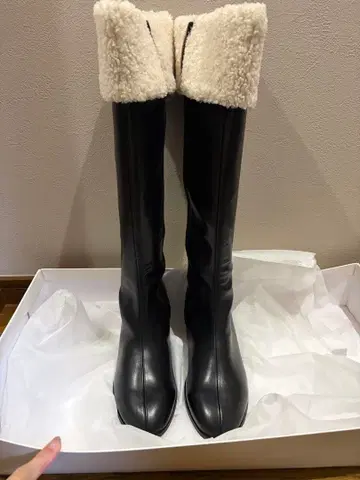 우천 겸용 보아 디자인 롱 부츠 L 사이즈