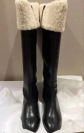 우천 겸용 보아 디자인 롱 부츠 L 사이즈