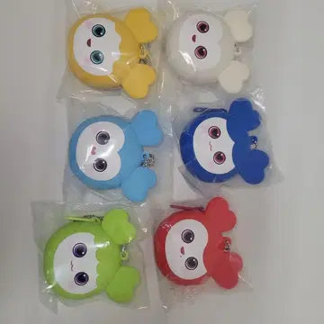 TWICE LOVELYS 실리콘 미니 지갑 GiGO 한정판 6개 세트