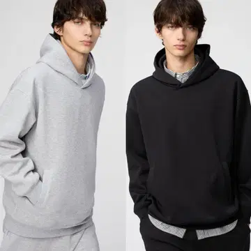 UNIQLO:C 맨투맨 오버 사이즈 풀 후드티 사이즈 M 2