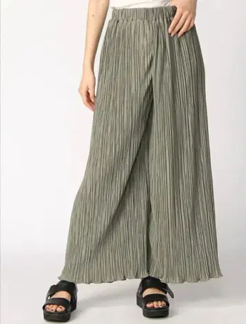 Andemiu 랜덤 플리츠 팬츠