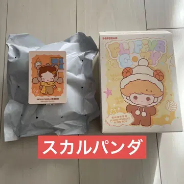 POPMART POPBEAN Fluffy & Cozy 스컬 팬더