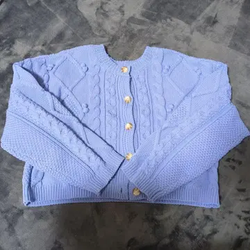 라이트 블루 가디건 M 사이즈