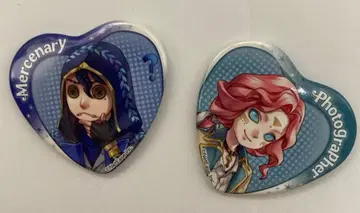 제5인격 스이파라 콜라보의 용병과 포토그래퍼의 캔뱃지입니다