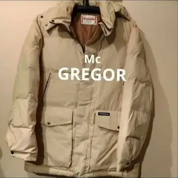 McGregor 베이지 다운 자켓 M