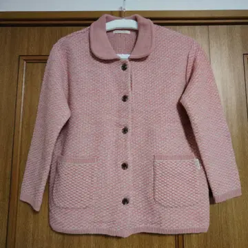 NON NO 핑크 버튼 가디건