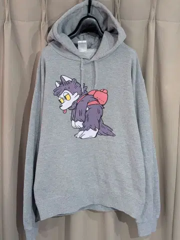 아라이 키리코 늑대군 맨투맨 후드티 L