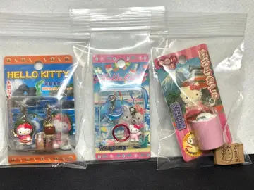 단종 헬로키티 지역 한정 키티 스트랩 근부 지퍼 마스코트