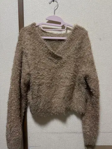 제이다 라메 샤기 니트