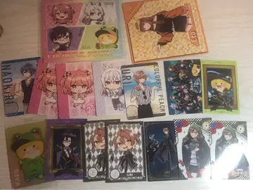 컬러풀 피치 트레이딩 카드 카드