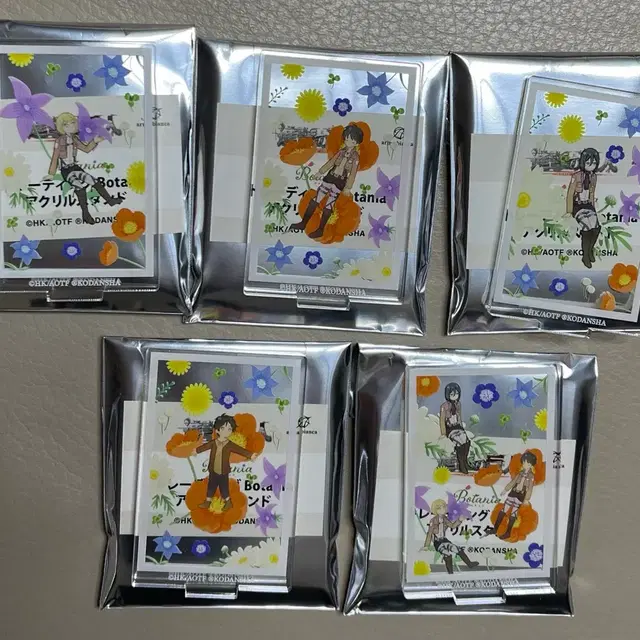 진격의 거인 botania 에렌 예거 아르민 미카사 아크릴 스탠드 세트