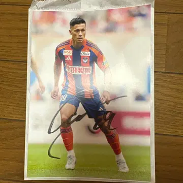 알비렉스 니가타 오노 유지 선수 사인 포함 포토 카드