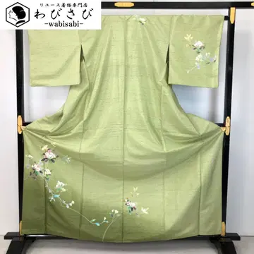 츠케사게 작가 작품 꽃 무늬 버들 브라운  톨 사이즈 K-5608