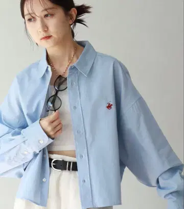 Beverly Hills Polo Club/포니 자수 롱 슬리브 셔츠