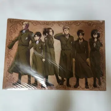 [ 레어품 ] 원화전 클리어 파일 A4 리바이 한지 엘빈 진격의 거인