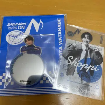 SnowMan 와타나베 쇼타 스티커 세트 미개봉
