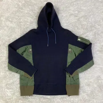 SACAI SCM-045 스펀지 스웨트 MA-1 후디