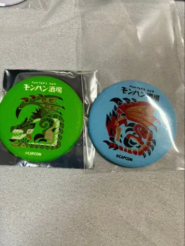 몬헌 술집 캔뱃지 몬스터 헌터 와일즈 리오레우스 리오레이아