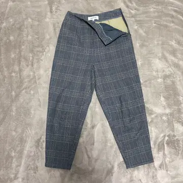 엔폴드 글렌체크 트라우저 테이퍼드 팬츠 36