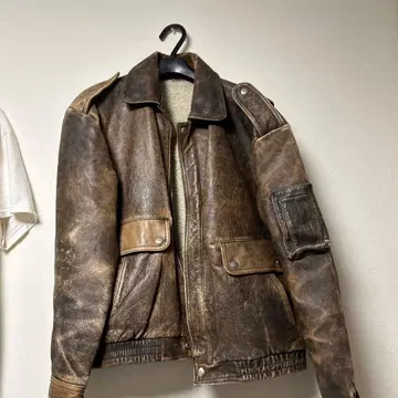 A2 플라이트 자켓 가죽 자켓