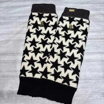 [ 새상품급 ] MARK & LONA 니트 플리스 레그 워머 별 패턴