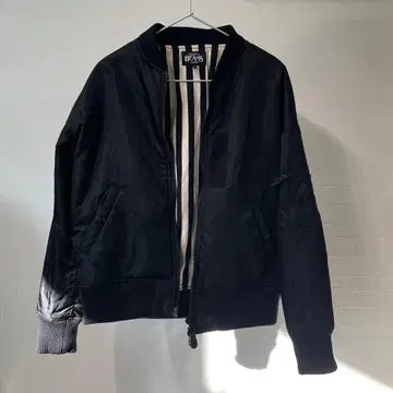 BEAMS MA-1 자켓 블랙 M