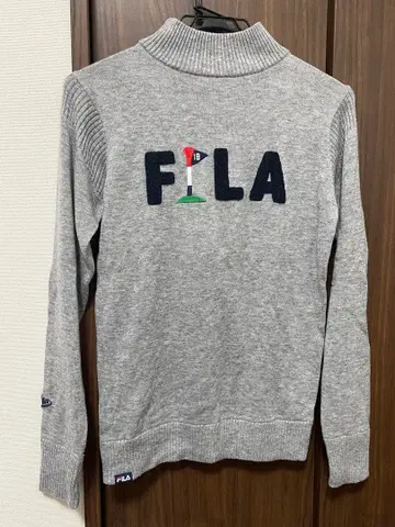 FILA 터틀넥 스웨터 그레이