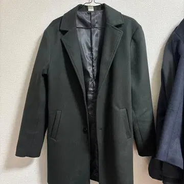 다크 그린 체스터 코트 S 사이즈