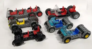 레고 자동차 6대 탈것 부품 타이어 휠 의자 핸들 묶음 판매 B